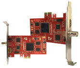 2 cartão de captação audio do cartão de captação video HDMI/SDI do canal PCI-E para o servidor dos meios