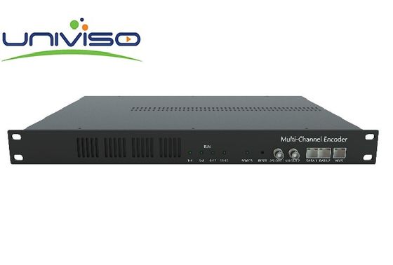 HD/SD 16 canaliza a codificação do hardware do codificador IPTV OTT do processador H.264 H.265 HEVC da extremidade principal