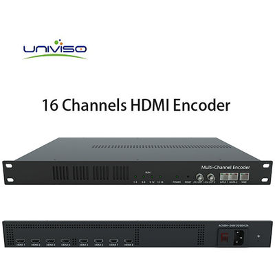 Entrada codificador H.264 & H.265 de HD da extremidade principal HDMI de Digitas com saída de IP& ASI, inserção do logotipo